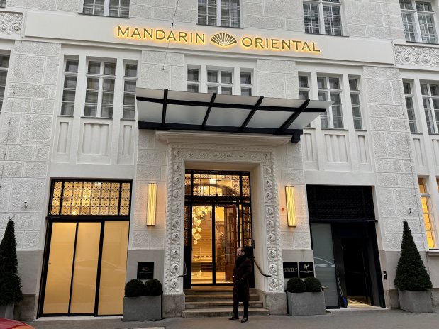 vstup do Mandarin Oriental Vienna
