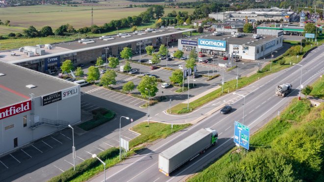 Retail park v Mladé Boleslavi