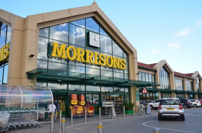 Maloobchodní řetězec Morrisons je čtvrtý největší řetězec v Británii.