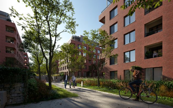 Na pomezí historických Vršovic vzniká nový rezidenční projekt Connect Vršovice.