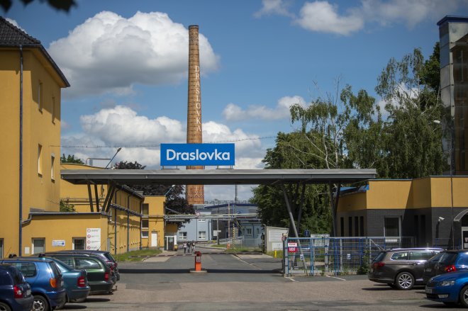 Draslovka Holding, výrobní závod v Kolíně