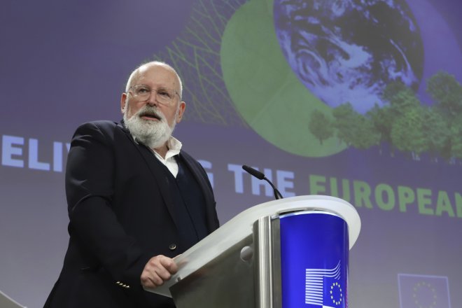 Evropský komisař pro Green Deal Frans Timmermans