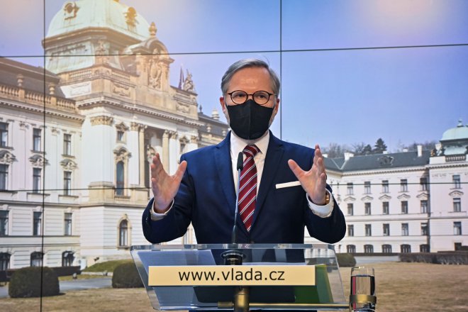 Český premiér Petr Fiala (ODS)