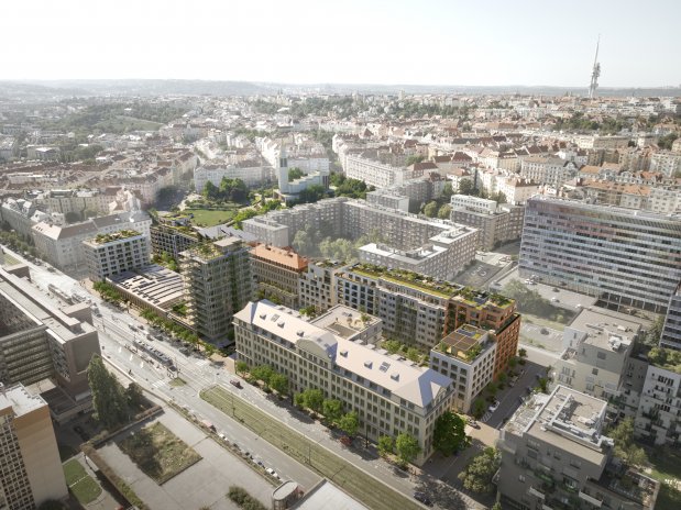 Z Koh-i-Nooru ve Vršovicích vznikne živá čtvrť s 600 byty