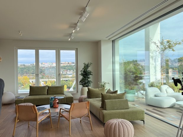 Jeden z nejdražších bytů v Česku - luxusní penthouse v Prague Marina Nova za sto milionů korun