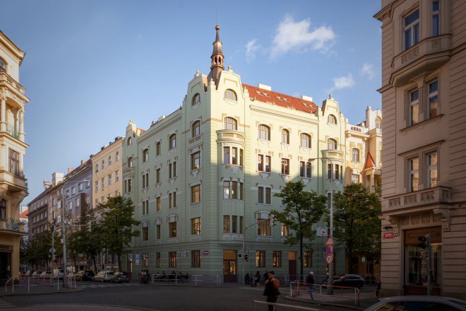 Projekt rekonstrukce činžovního domu ve Vinohradské ulici 6
