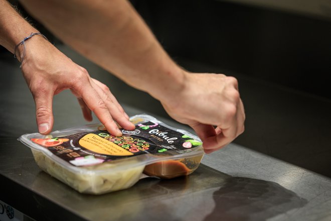 Jídlo z chytré lednice