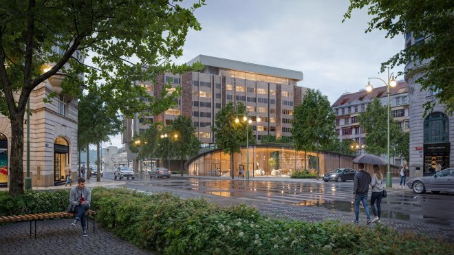 Pavilon na náměstí Miloše Formana