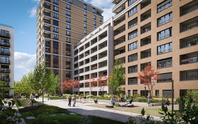 Projekt Skansky ve čtvrti Emila Kolbena na Praze 9