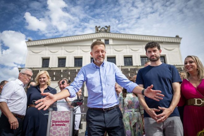 Zahájení kampaně STAN do komunálních a senátních voleb, 2. září 2026, Praha. Předseda hnutí STAN Vít Rakušan.