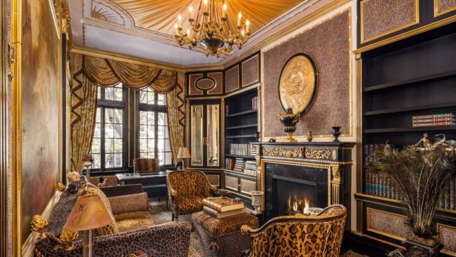 Pohled do bytu zesnulé Ivany Trumpové na newyorském Manhattanu, který je na prodej za 26,5 milionu dolarů.