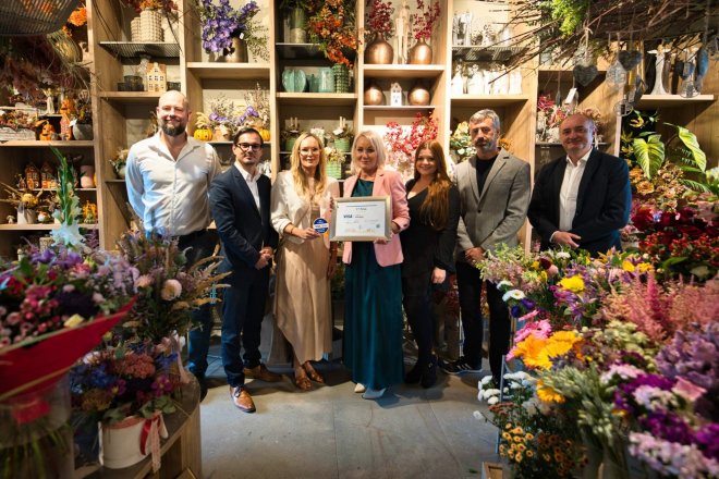 Květinářství Rozkvetlo získalo ocenění Česko platí kartou za první pololetí 2025