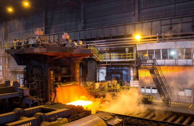 Výroba plechů ve Vítkovice Steel