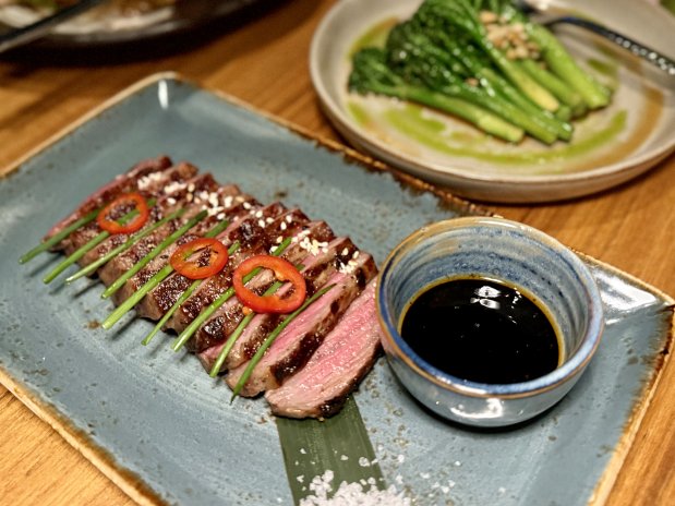 Wagyu striploin steak