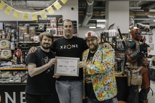 Xzone boduje na Lužinách. Prodejna s hernou vyhrála srpnové kolo Visa Czech Top Shop