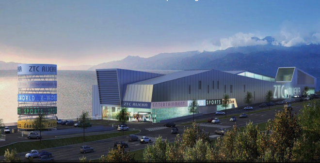 Retailové centrum v Rijece