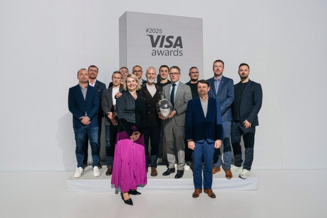 Zástupci Visa a vítězové Visa Awards 2025.