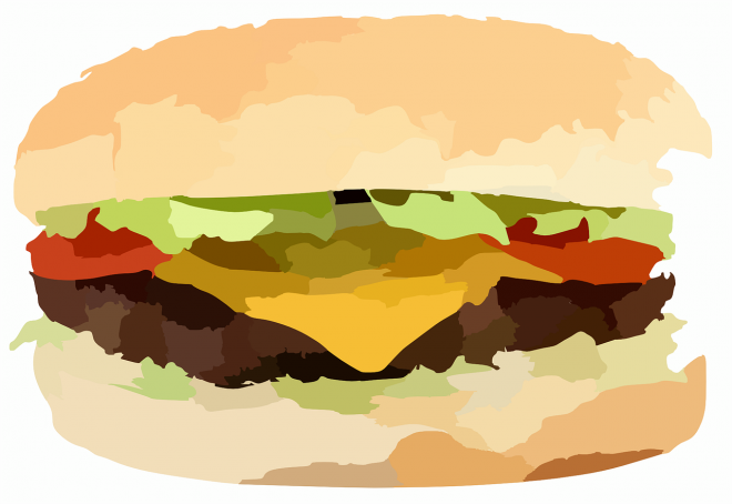 Burger, ilustrace