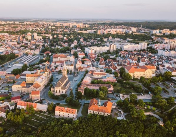 Kladno - letecký pohled