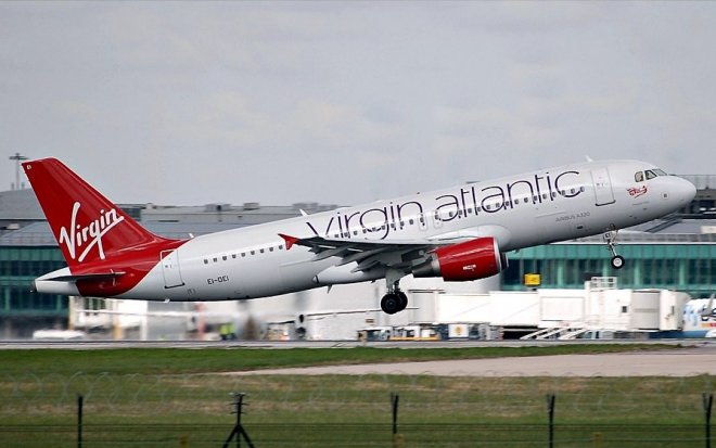 Virgin Atlantic, letadlo, ilustrační foto