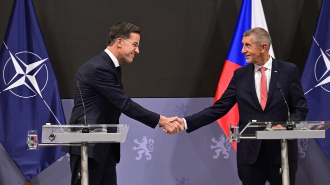 Mark Rutte a Andrej Babiš