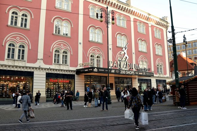 nákupní centrum Palladium v Praze