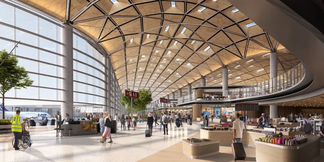 Plánované letiště, známé jako Centralny Port Komunikacyjny, vzniká mezi městy Varšava a Lodž.