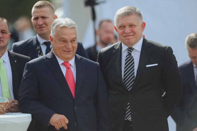 Viktor Orbán a Robert Fico