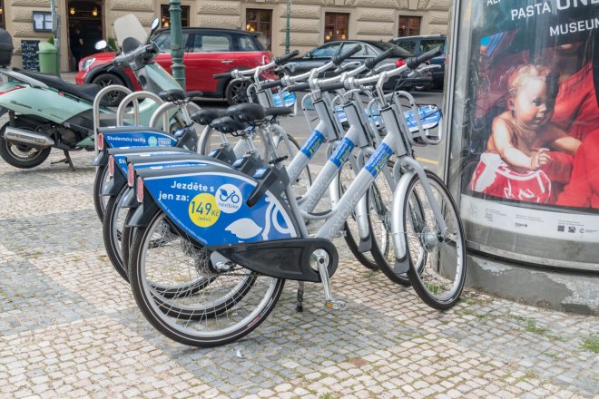 Bike sharing v Praze