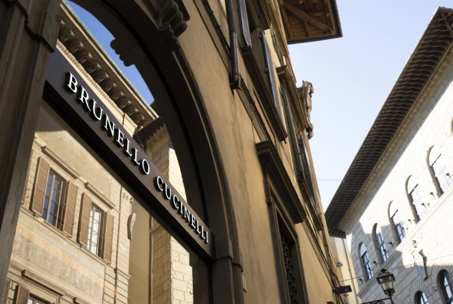 Značkový obchod Brunello Cucinelli ve Florencii