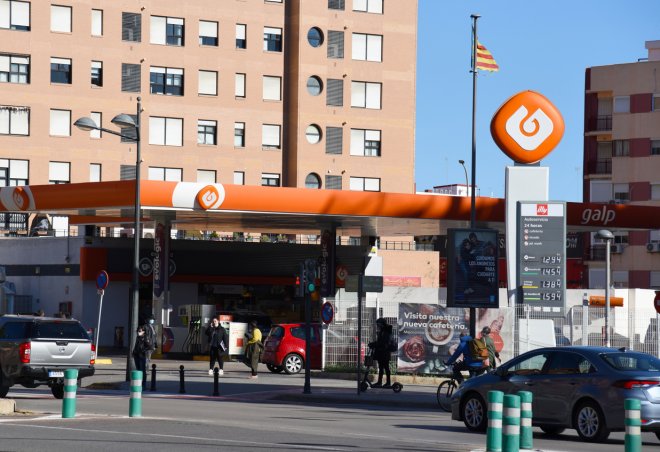 Repsol benzínka ve španělské Valencii