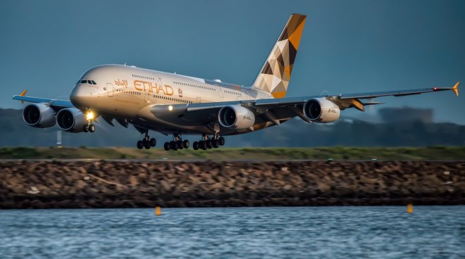 Airbus A380 letecké společnosti Etihad