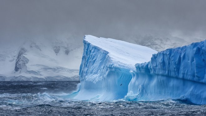 Ledovec v Antarktidě, ilustrační snímek
