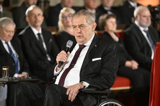 Prezident České republiky Miloš Zeman udělil vyznámenání