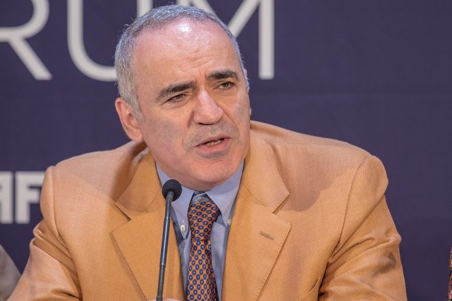 Bývalý šachový velmistr, politik a kritik Vladimira Putina Garri Kasparov