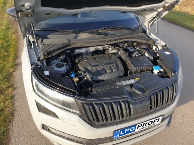 škoda kodiaq přestavěná na LPG