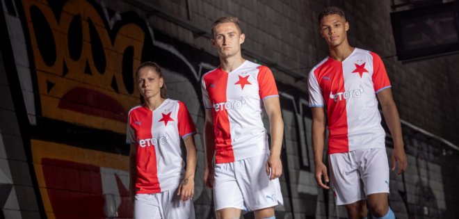 Nové dresy SK Slavia Praha.