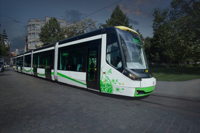 Vizualizace tramvaje Škody Transportation