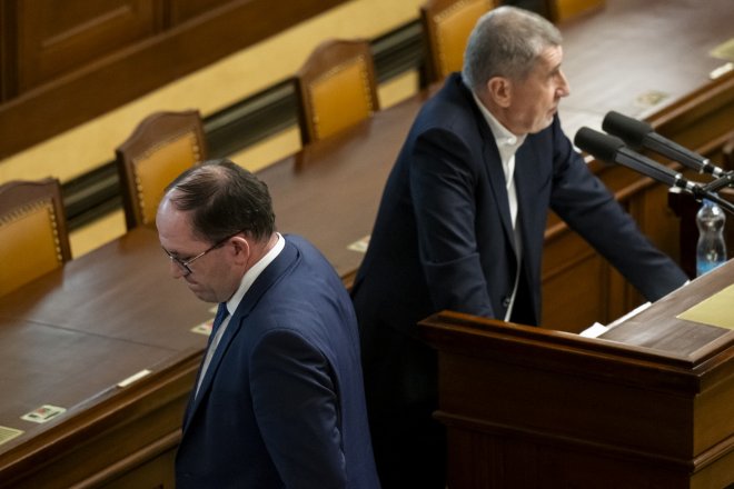 Ministr zemědělství Marek Výborný (KDU-ČSL) a Andrej Babiš