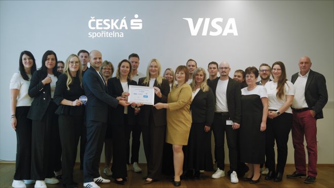 Olomoucká pobočka Česká spořitelny bodovala v soutěži VISA Bank Branch of the Year