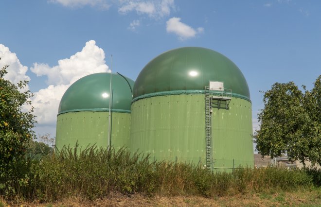 Bioplynová stanice na Moravě
