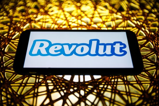 Logo fintechové společnosti Revolut
