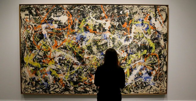 Obraz Jacksona Pollocka, ilustrační foto