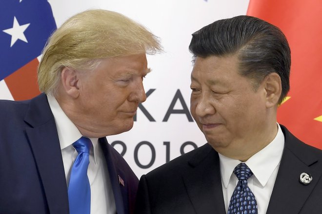 Donald Trump a Si Ťin-pching