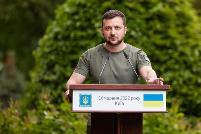 Ukrajinský prezident Volodymyr Zelenskyj