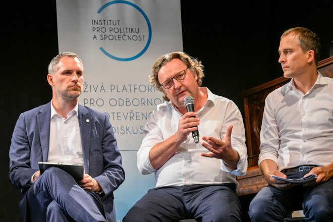 Zdeněk Hřib, primátor, politik, Petr Hlaváček, náměstek primátora, Jan Čižinský, starosta