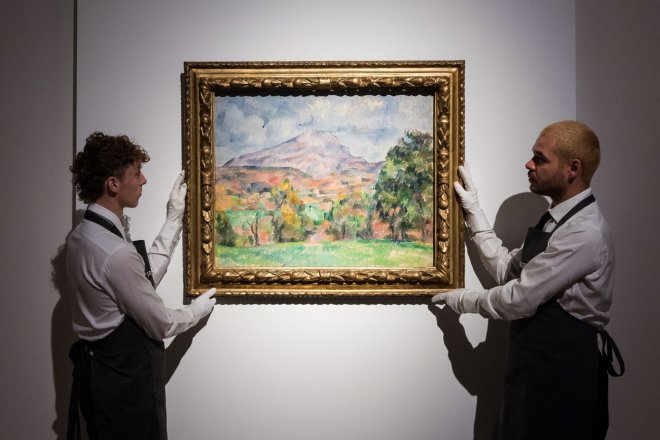 Na aukci sbírky umění spoluzakladatele Microsoftu Paula Allena se dražil i obraz La montagne Sainte-Victoire od Paula Cézannea