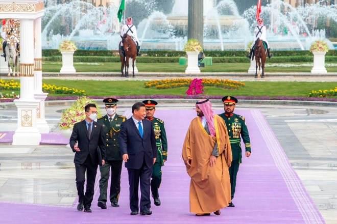 Čínský prezident na návštěvě Saúdské Arábie