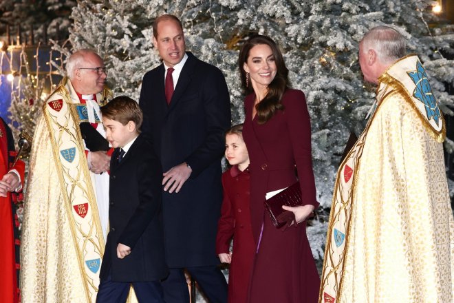 Princ William s rodinou při oslavách vánočních svátků