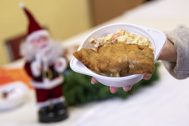 Český vánoční paradox. Jedni vyhazují přebytky, druzí hledí na prázdné talíře